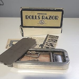 Imperial Rolls Razor Vintage British Rolls Safety Razor